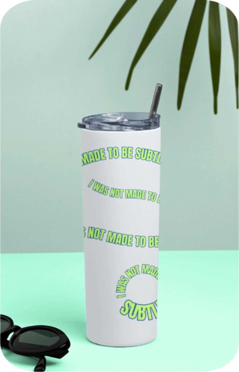 Not Subtle - Water bottle