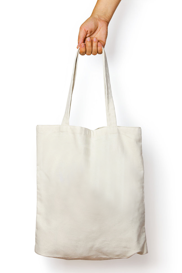 Don't Sweat the small stuff (blue) - zipped tote
