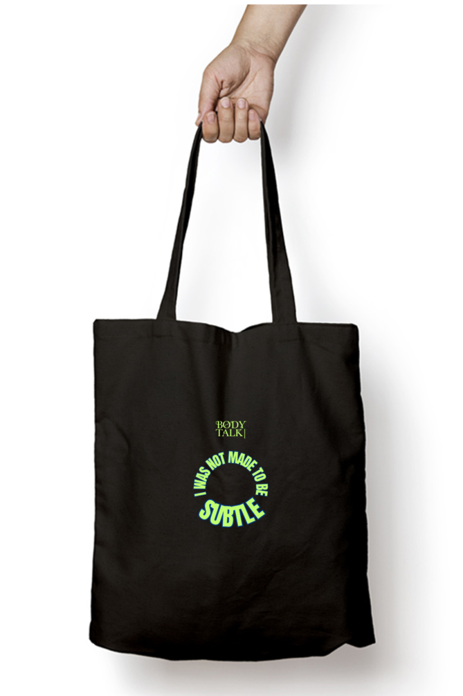 Not made to be subtle - Zipped tote